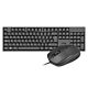 VIDA OFFICE 2IN1 USB KIT keyboard Mouse included Home/Office QWERTY UK English Black
