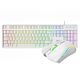 VIDA REBEL 2IN1 WHITE USB DESK KIT keyboard Mouse included Gaming QWERTY UK English