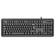 VIDA CORPORATE 2IN1 USB KBOARD MOUSE keyboard Mouse included Home/Office QWERTY UK English Black