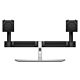 DELL MDS26 68.6 cm (27") Desk Black, Silver