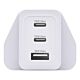 dbramante1928 IT - UK W. Charger - 2xUSB-C 70W + 1xUSB-A - WHT