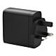 dbramante1928 IT - UK W. Charger - 2xUSB-C 100W + 1xUSB-A - BLK