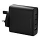 dbramante1928 IT - UK W. Charger - 3xUSB-C 140W + 1xUSB-A - BLK