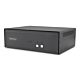 StarTech.com Secure 2-Port Dual-Monitor KVM Switch, DisplayPort, 4K 60Hz, NIAP 4.0 Desktop KVM, CAC, Metal Housing, Made in the USA