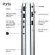 HP EliteBook 6 G2q 14 Next Gen AI Copilot+ PC Snapdragon X2P-64-100 Laptop 35.6 cm (14") WUXGA 16 GB LPDDR5x-SDRAM 512 GB SSD Wi-Fi 7 (802.11be) Windows 11 Pro Silver