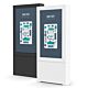 Chief ImpactTM Floor Mounted Kiosk, Portrait 55" White