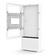 Chief ImpactTM Floor Mounted Kiosk, Portrait 55" White