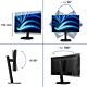 Philips 24B2U3601 computer monitor 60.5 cm (23.8") 2560 x 1440 pixels Quad HD LCD Black