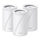 TP-Link Deco BE68 (3-pack) Tri-band (2.4 GHz / 5 GHz / 6 GHz) Wi-Fi 7 (802.11be) White Internal