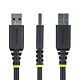 StarTech.com 2m Panel Mount USB Cable A to A, M/F, USB-A Male to Female Extension Cable, USB 5Gbps Panel Mount Adapter Cable