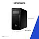 HP Z2 Tower G1i Intel Core Ultra 7 270K Plus 32 GB DDR5-SDRAM 1 TB SSD NVIDIA RTX Pro 2000 Blackwell Windows 11 Pro Workstation AI Workstation, AI PC Black