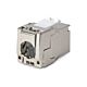 StarTech.com Cat8 Keystone Jack, 6-Pack RJ45 Ethernet Keystone Jacks, STP Cat8 Wall Jack, 180-Degree Toolless