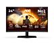 AOC G4 23.6" VA FHD 180Hz computer monitor 59.9 cm (23.6") 1920 x 1080 pixels Full HD LCD Black, Red