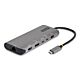 StarTech.com USB4 Multiport Adapter, Driverless Dual-4K for macOS and Windows, 140W Power Delivery Charging, 3-Port 10Gbps Hub, 2.5GbE, Mini Dock