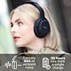 Lindy BNX-60 Wireless Active Noise Cancelling Headphones with aptX, Matt Black