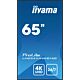 iiyama LH6541UHS-B1AG Signage Display 163.8 cm (64.5") LCD 500 cd/m² 4K Ultra HD Black 24/7