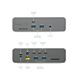 Targus DOCK230EUZ laptop dock/port tor Wired Thunderbolt 5 Silver