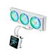ASUS PRIME SLC II 360 ARGB LCD WHT Processor All-in-one liquid cooler 12 cm White 1 pc(s)