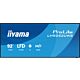 iiyama LH9252UWS-B1AG Signage Display Kiosk design 2.34 m (92") LCD Wi-Fi 500 cd/m² UltraWide 5K HD Black Built-in processor Android 24/7