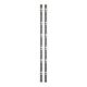 APC NetShelter Cable Management, Vertical Cable Manager, for NetShelter SX 42U, Black, 60 x 1930 x 10 mm