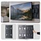 StarTech.com Slide-Out AV Component Storage Panel, Cable Box and Accessories Mounting, 22lb (10kg) Max, Behind-TV Media Wall Mount, Sliding Design for Easy Access