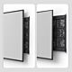 StarTech.com Slide-Out AV Component Storage Panel, Cable Box and Accessories Mounting, 22lb (10kg) Max, Behind-TV Media Wall Mount, Sliding Design for Easy Access