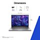 HP ZBook 8 G1i 16 inch Mobile Workstation PC Wolf Pro Security Edition - Data Science Intel Core Ultra 9 285H 40.6 cm (16") WQXGA 32 GB DDR5-SDRAM 1 TB SSD NVIDIA RTX 500 Ada Wi-Fi 7 (802.11be) Windows 11 Pro AI Workstation, AI PC Silver