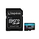 Kingston Technology 128GB microSDXC Canvas Go Plus Gen4 200MB/s A2 U3 V30 Card + Adapter
