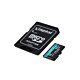 Kingston Technology 64GB microSDXC Canvas Go Plus Gen4 200MB/s A2 U3 V30 Card + Adapter
