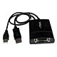 StarTech.com DisplayPort to DVI Dual Link Active Adapter - DisplayPort to DVI-D Adapter Video Converter 2560x1600 60Hz - DP 1.2 to DVI Monitor - USB Powered - Latching DP Connector