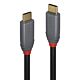Lindy 36908 USB cable USB 3.2 Gen 2 (3.1 Gen 2) 5 m USB C 10 Gbit/s 100 W Black