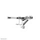 Neomounts NM-D775DX3SILVER Monitor arm 17-27" - gas spring - Topfix - 180°-stop