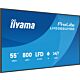 iiyama LH5566UHSB-B1AG Signage Display Digital signage flat panel 139.7 cm (55") LCD Wi-Fi 800 cd/m² 4K Ultra HD Black Built-in processor Android 24/7