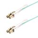 StarTech.com 10m (32.8ft) LC to LC (UPC) OM4 Multie Fiber Optic Cable w/Push Pull Tabs, 50/125µm, 100G, Bend Insensitive, Low Insertion Loss - LSZH Fiber Jumper Cord
