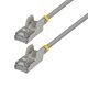 StarTech.com 2m Gray Ultra Slim Cat6A Ethernet Cable, Snagless, FTP, Pure Bare Copper Wire, 34AWG Slim RJ45 Network Patch Cord, Individually Tested