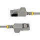 StarTech.com 1m Gray Ultra Slim Cat6A Ethernet Cable, Snagless, FTP, Pure Bare Copper Wire, 34AWG Slim RJ45 Network Patch Cord, Individually Tested