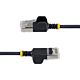 StarTech.com 1.5m Black Ultra Slim Cat6A Ethernet Cable, Snagless, FTP, Pure Bare Copper Wire, 34AWG Slim RJ45 Network Patch Cord, Individually Tested