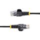StarTech.com 50cm Black Slim CAT6 Cable, 10 Pack, Snagless, 100W PoE, UTP, LSZH, 28AWG Pure Bare Copper Wire, Slim RJ45 Network Patch Cord w/Strain Reliefs, Individually Tested