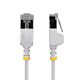 StarTech.com 1.5m White Ultra Slim Cat6A Ethernet Cable, Snagless, FTP, Pure Bare Copper Wire, 34AWG Slim RJ45 Network Patch Cord, Individually Tested