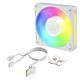 ARCTIC BioniX P12 A-RGB (White) 120 mm PWM Fan with Daisy Chain
