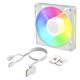 ARCTIC BioniX P14 A-RGB (White) 140 mm PWM Fan with Daisy Chain