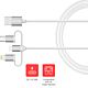 Verbatim Essentials 3-in-1 Sync & Charge Cable