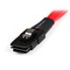 StarTech.com 1m Serial Attached SCSI SAS Cable - SFF-8087 to 4x Latching SATA