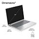 HP E46Q9ET laptop 40.6 cm (16") WUXGA 16 GB DDR5-SDRAM 512 GB SSD Wi-Fi 7 (802.11be) Windows 11 Pro Silver