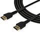 StarTech.com 6ft (2m) Slim HDMI Cable, Flexible Premium  HDMI 2.0 Cord with Ethernet, UHD 4K 60Hz HDR10, Durable Aramid Fiber Design with TPE Jacket