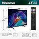 Hisense 43A6STUK TV 109.2 cm (43") 4K Ultra HD Smart TV Wi-Fi Black