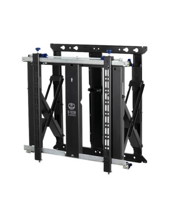 B-Tech Slimline Soft-Open Full Service Videowall Mount with Micro-Adjustment (VESA 600 x 400)
