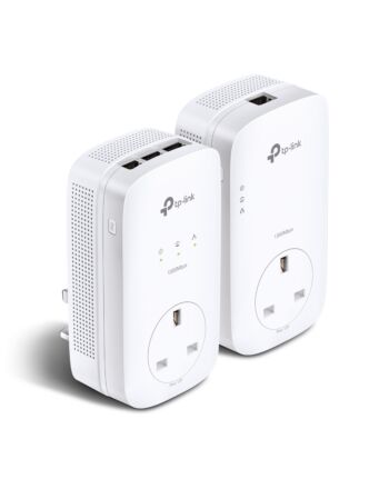 TP-Link AV1300 3-Port Gigabit Passthrough Powerline Starter Kit