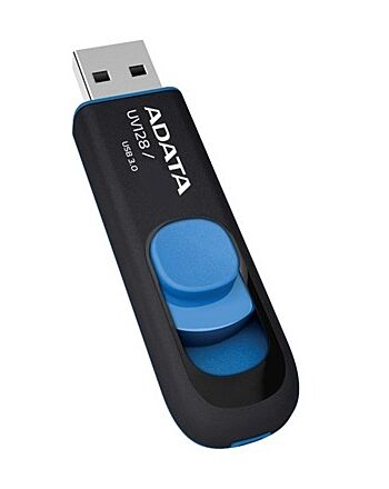 ADATA DashDrive UV128 32GB USB flash drive USB Type-A 3.2 Gen 1 (3.1 Gen 1) Black, Blue