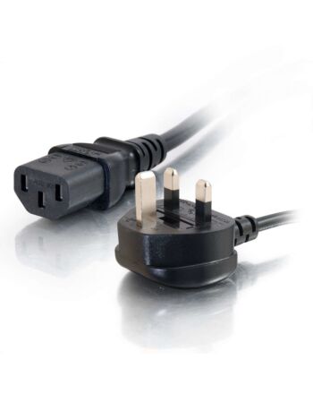 C2G 2m 16 AWG UK Power Cord (IEC320C13 to BS 1363)